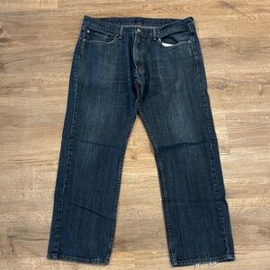 Levi's Dark Blue Straight Jeans